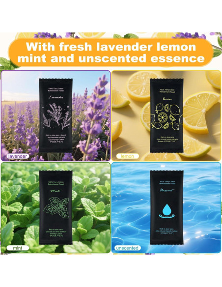 Toallas Húmedas de Algodón Twoworld - 100 Unidades, 22.1 cm