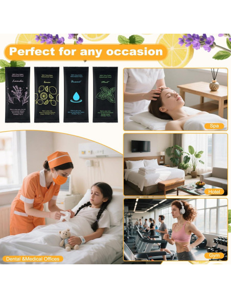 Toallas Húmedas de Algodón Twoworld - 100 Unidades, 22.1 cm