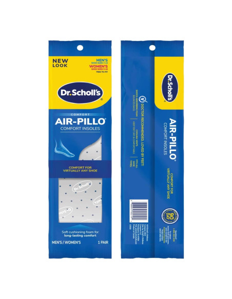Plantillas Dr. Scholl's Air-Pillo - 3 Pares para Hombre y Mujer