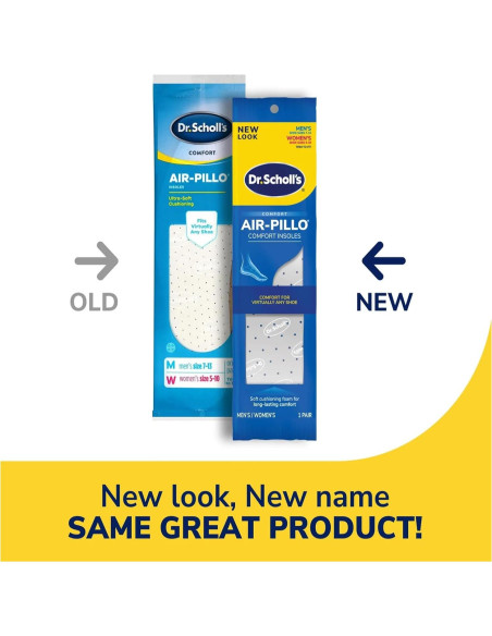 Plantillas Dr. Scholl's Air-Pillo - 3 Pares para Hombre y Mujer