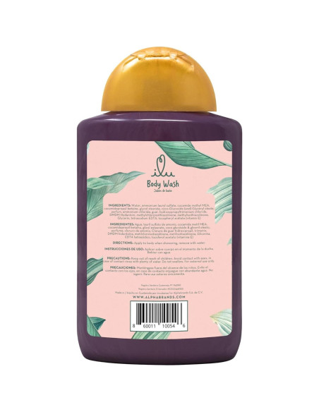 ILU Gel de Ducha Hidratante 300ml - Suave para Piel Sensible
