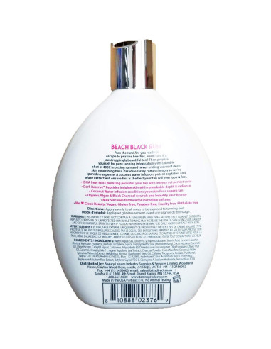 Loción Bronceadora Tan Asz U Playa Ron Negro 400X 384g