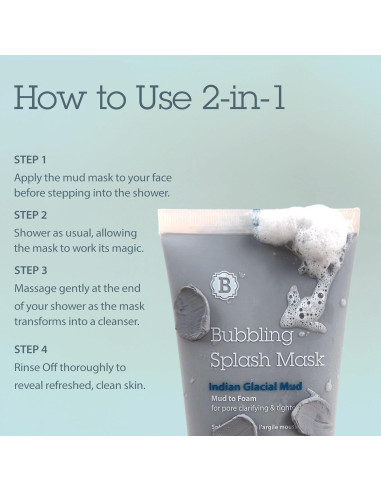 Mascarilla Burbujeante Splash Blithe 118 ml - Cuidado de Poros