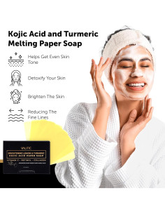 Jabón de Papel de Limón y Cúrcuma VALITIC - Antienvejecimiento 2