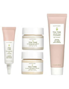 Conjunto de Cuidado Facial Earth To Skin Tea Time 4 Piezas