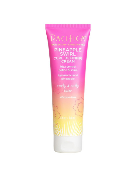 Crema Definidora de Rizos Pacifica Piña Swirl 118.3 ml - Control de Frizz