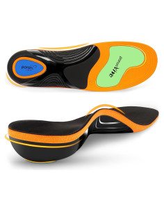 Plantillas de Gel Gviipk para Botas de Trabajo - Soporte Arco Alto L