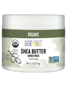 Manteca de Karité Orgánica Aura Cacia 92g - Cuidado Corporal