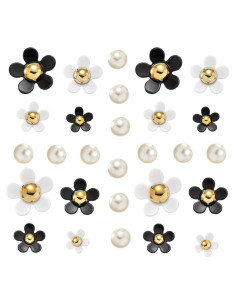 Encantos de Zapatos de Flores Kyleryns - 16 Piezas para Sandalias