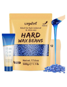 Perlas de Cera Dura Urperf 0.5kg para Depilación Piel Sensible