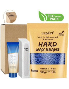 Perlas de Cera Dura Urperf 0.5kg para Depilación Piel Sensible 2