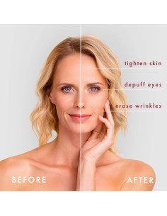 Rodillo de Masaje Facial Fancii de Cuarzo Rosa 14.5 cm 2