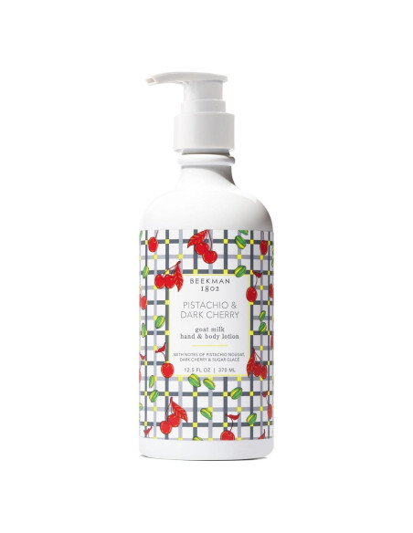 Loción Corporal Beekman 1802 354.88 ml - Pistacho y Cereza Negra - Hidratante para Piel Sensible Loción Corporal Beekman 1802 354.88 ml - Pistacho y Cereza Negra - Hidratante para Piel Sensible