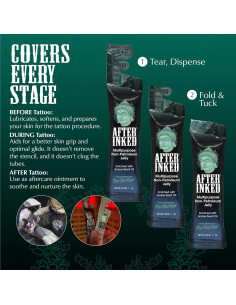 After Inked Gelatina Sin Petróleo 10-Pack Cuidado Post-Tatuaje 7g 2