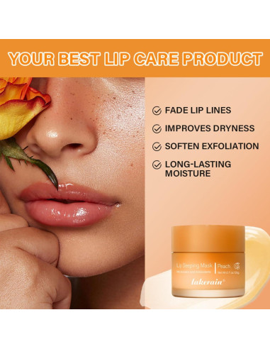 Mascarilla Labial Nocturna ZAMANIYA 2PCS Hidratante 19.84g