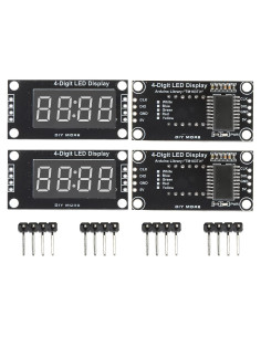 Módulo de Pantalla LED Digital 4 Dígitos TM1637 Verde - CHEOTIME