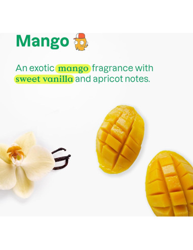 ATTITUDE Bubble Wash Vegano Mango 473 ml - Baño de Burbujas