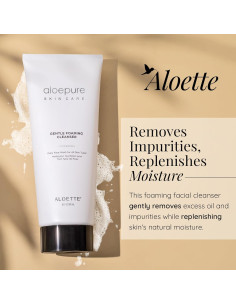 Limpiador Facial Espumoso Aloette 177 ml - Hidratante Suave 2