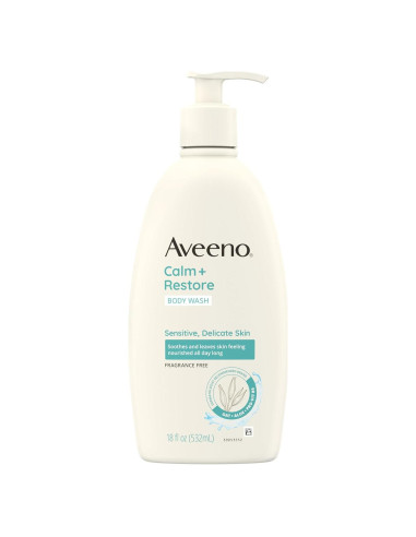 Aveeno Jabón Corporal Diario 532 ml Sin Fragancia para Piel Sensible
