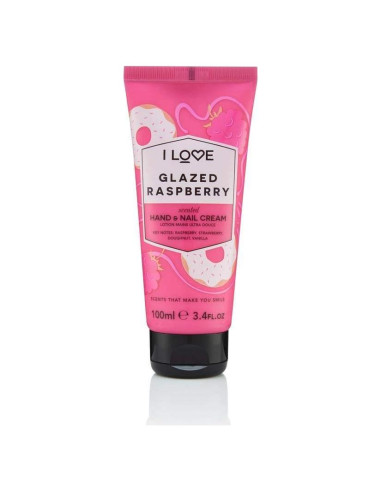 Crema de Manos I LOVE Frambuesa Glaseada 96 g - Hidratante