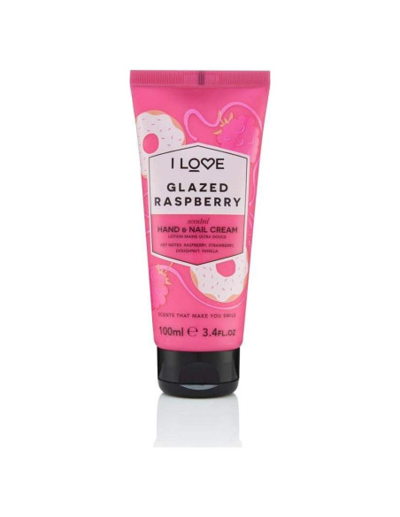 Crema de Manos I LOVE Frambuesa Glaseada 96 g - Hidratante