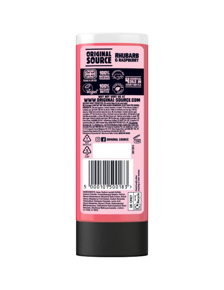 Gel de Ducha Original Source Ruibarbo y Frambuesa 250ml