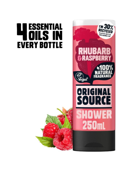 Gel de Ducha Original Source Ruibarbo y Frambuesa 250ml