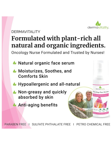 Suero Facial Hidratante Orgánico Sin Fragancia Ultimate Vitality 28g