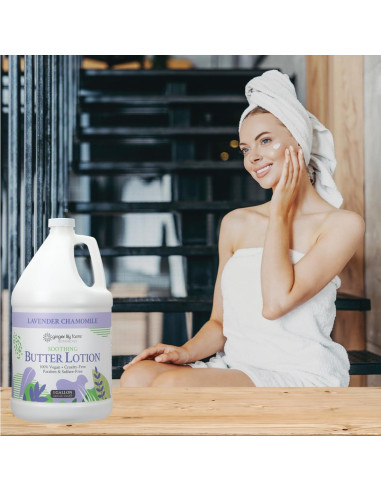 Loción de Mantequilla Calmante Ginger Lily 1 Galón Vegana