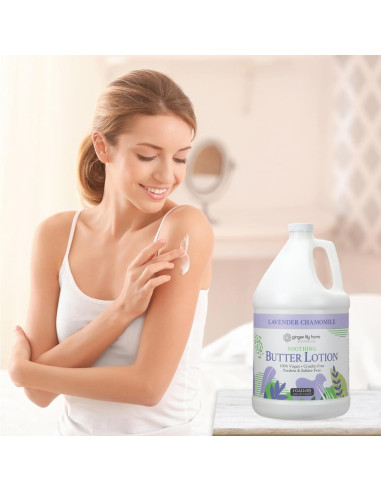 Loción de Mantequilla Calmante Ginger Lily 1 Galón Vegana
