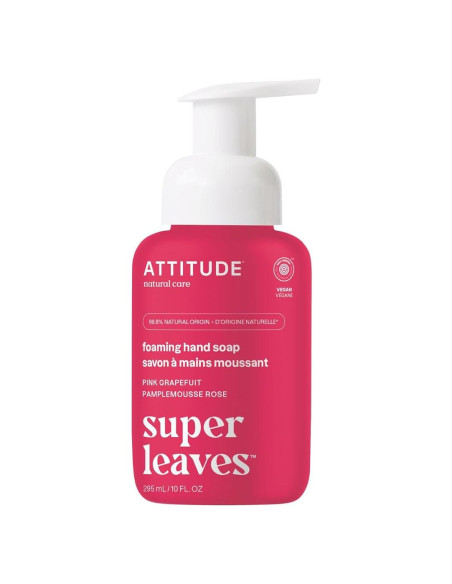 Jabón de Manos Espumoso ATTITUDE Pomelo 296 ml Vegano Jabón de Manos Espumoso ATTITUDE Pomelo 296 ml Vegano