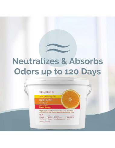 Gel Absorbente de Olores SMELLS BEGONE 3.78L Cítricos Energizantes