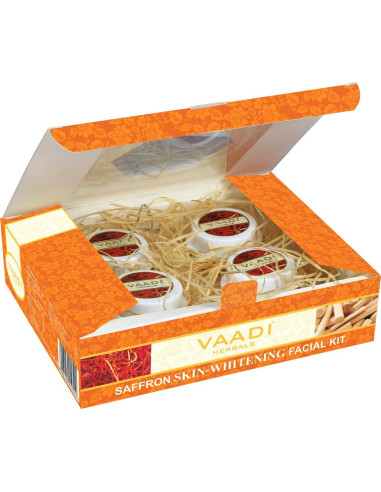Kit Facial Vaadi Herbals - Azafrán y Sándalo - 70 Gr