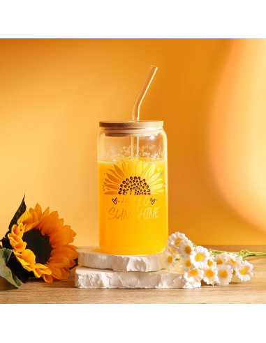 Canasta de Regalo de Girasol DORBOKER 15 Piezas Bienestar