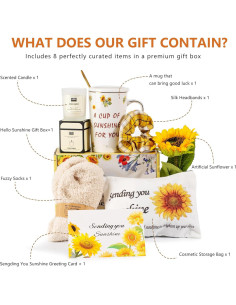 Caja de Regalo TOYIYAR de Cuidado Personal Amarillo Mediana 2