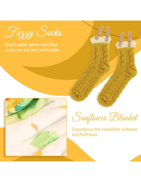 Canasta de Regalo de Girasol DORBOKER 15 Piezas Bienestar