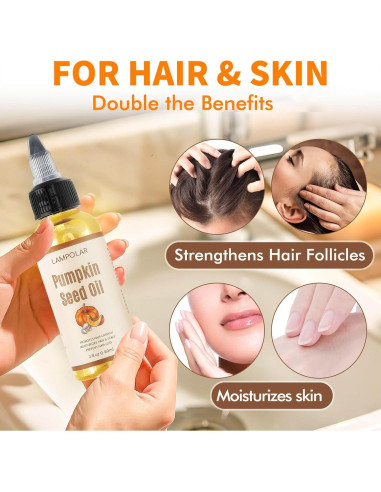 Aceite de Semilla de Calabaza Lampolar 59.15 ml - 100% Puro