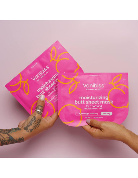 Mascarilla Hidratante para el Trasero Vanibiss - Colágeno 4 Pzas