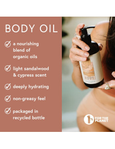 Aceite Corporal Orgánico Moon Bath EVERY BODY 355 ml - Jojoba, Marula, Moringa 2