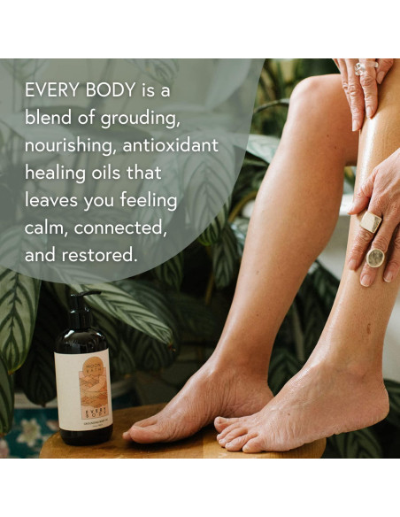 Aceite Corporal Orgánico Moon Bath EVERY BODY 355 ml - Jojoba, Marula, Moringa