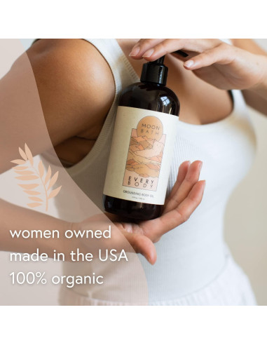 Aceite Corporal Orgánico Moon Bath EVERY BODY 355 ml - Jojoba, Marula, Moringa