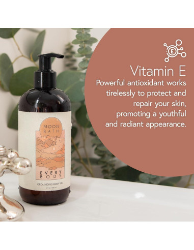 Aceite Corporal Orgánico Moon Bath EVERY BODY 355 ml - Jojoba, Marula, Moringa