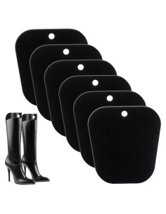 3 Pairs Soporte para Botas Altas Reutilizable Negro