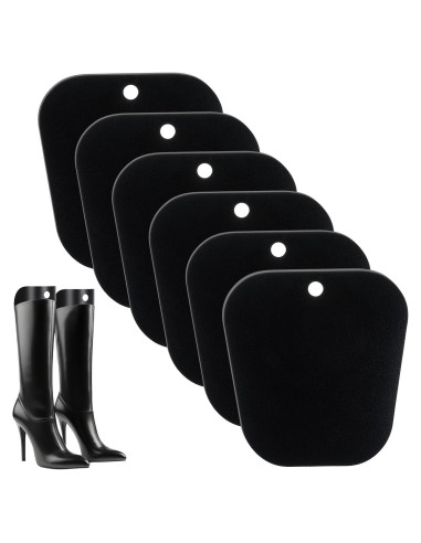 3 Pairs Soporte para Botas Altas Reutilizable Negro