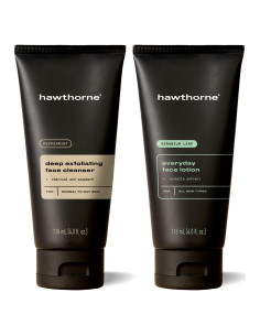 Juego de Cuidado de Piel Exfoliante Hawthorne 118 ml - Carbón