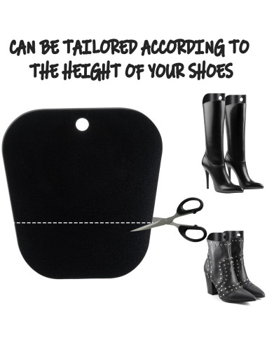 3 Pairs Soporte para Botas Altas Reutilizable Negro