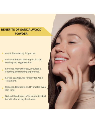Combo Polvo de Sándalo 99 g y Cúrcuma Silvestre 150 g - Cuidado Facial DIY