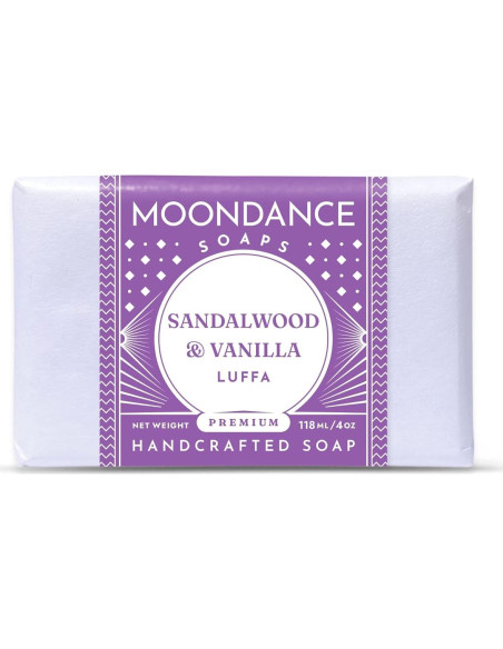 Jabón Hecho a Mano Sándalo y Vainilla 113g - MoonDance