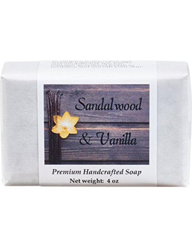 Jabón Hecho a Mano Sándalo y Vainilla 113g - MoonDance