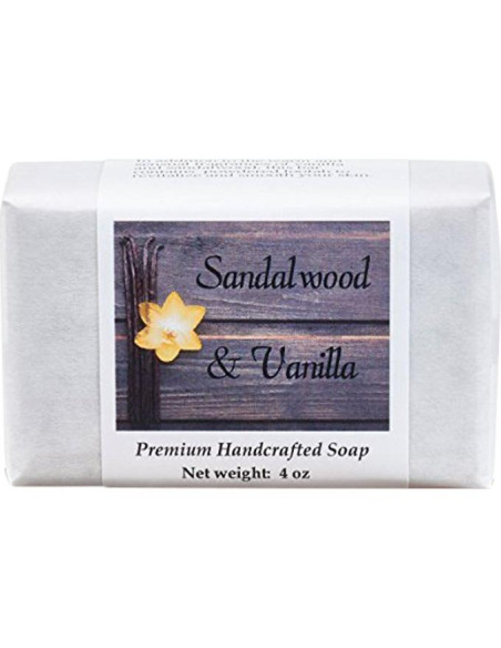 Jabón Hecho a Mano Sándalo y Vainilla 113g - MoonDance